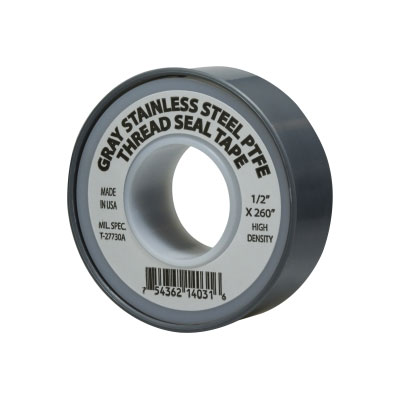 Lot Of 5 Rolls Premium Teflon Tape – 1/2" X 520" Mil-Spec Extra Thick White – PRM INC.