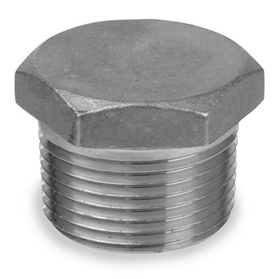 TIB Stainless Steel 1" NPT Male Pipe Plug – PP-100 For Biodiesel, Industrial Use