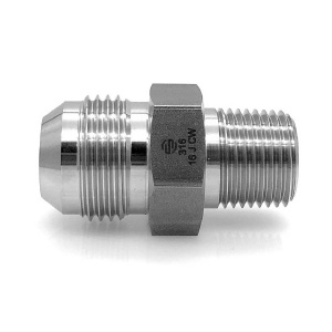 Parker - Stainless Steel Flared Tube Connector: 1/2 OD, 37 deg