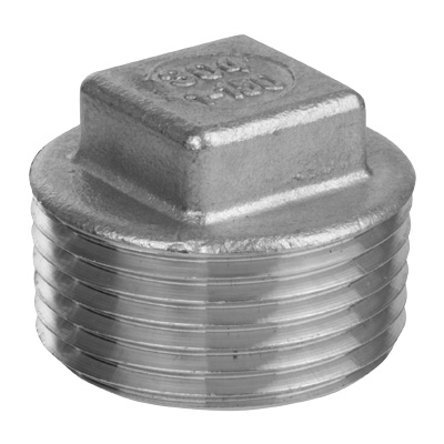 thumbnail image 2 of TIB 1/4" NPT Stainless Steel Male Pipe Plug – 304 SS, PP-025 2 of 6